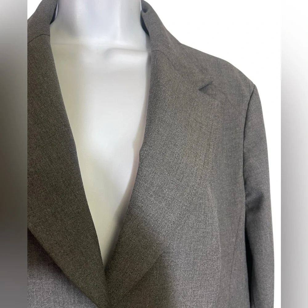 Michael Kors Gray Blazer Tailored Suit Jacket‎